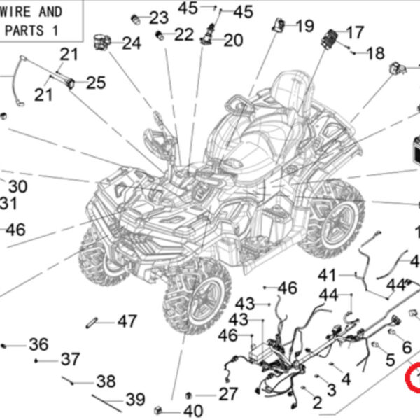 Instalacja Elektryczna LONCIN X-WOLF 700